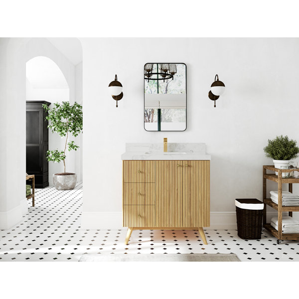 Hokku Designs Ashkum 36'' Freestanding Single Bathroom Vanity with